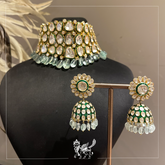 Meenakari Uncut Polki Wide Chokar